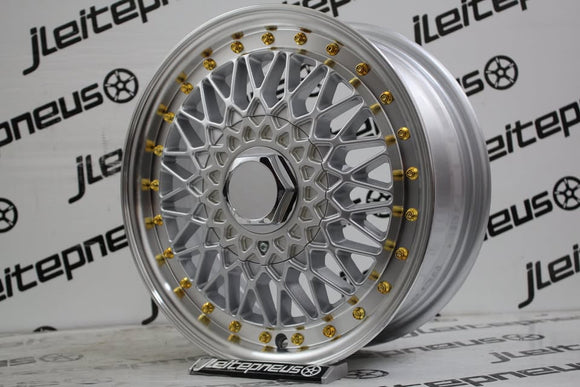 Jantes Novas Style BBS 14 4x100/114.3 5.5 ET30 - Fazemos Montagem/Envio