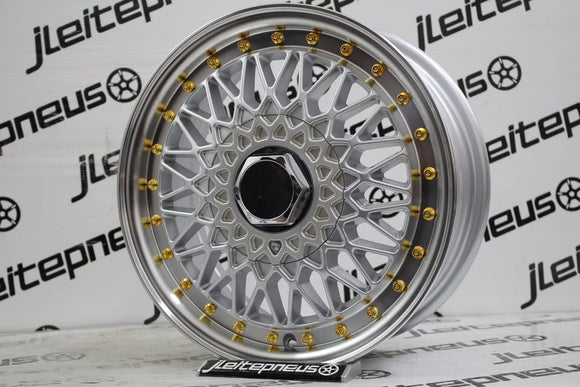 Jantes Novas Style BBS 14 4x100/114.3 5.5 ET30 - Fazemos Montagem/Envio