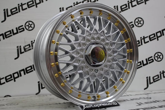 Jantes Novas Style BBS 14 4x100/114.3 5.5 ET30 - Fazemos Montagem/Envio
