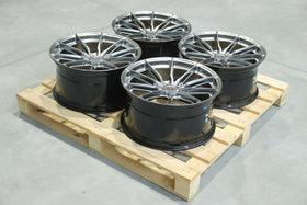 Set of JR37 19x9,5 ET45 5x112 Hyper Black