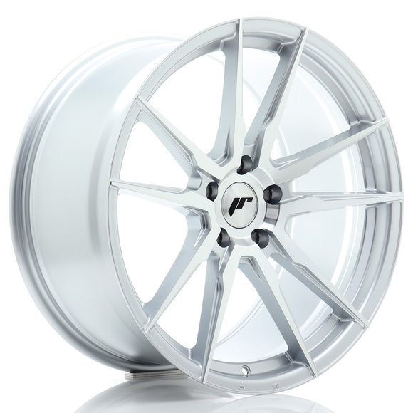 JR Wheels JR21 20x10 ET40 5x112 Silver Machined Face