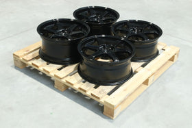 Set of JR3 18x8 ET35 + 18x9 ET38 5x120 Gloss Black