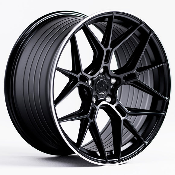 JR Wheels JR51 20x10,5 ET15-35 5H BLANK Satin Black w/ Machined Lip