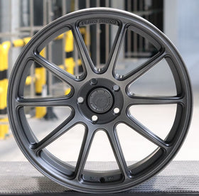 JR Wheels SL04 18x8 Matt Graphite