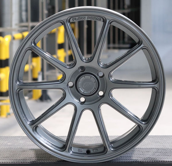 JR Wheels SL04 18x8 Gloss Light Gunmetal