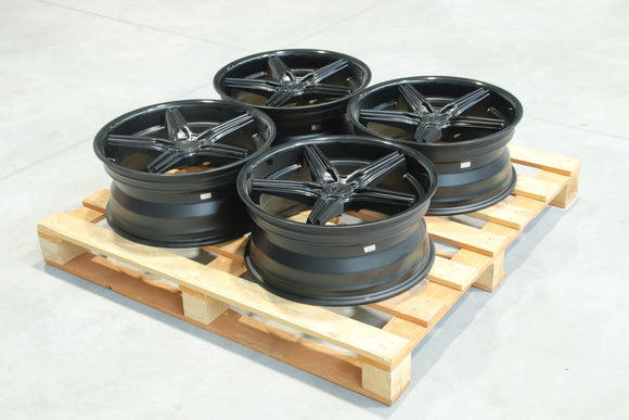 Set of CVR9 19x8 ET42 5x108 Matt Black