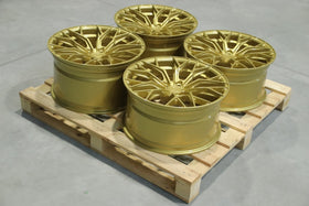 Set of CVR1 20x10 ET30 + 20x11 ET35 5x120 Gloss Gold