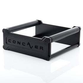 Concaver Premium Forged Rolling Wheel Stand Black