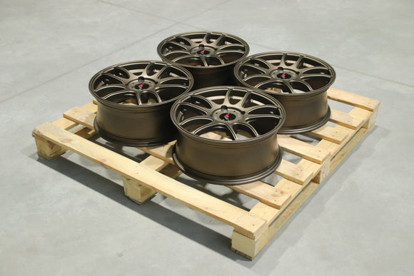 Set of JR29 17x7 ET30 4x98 Matt Bronze