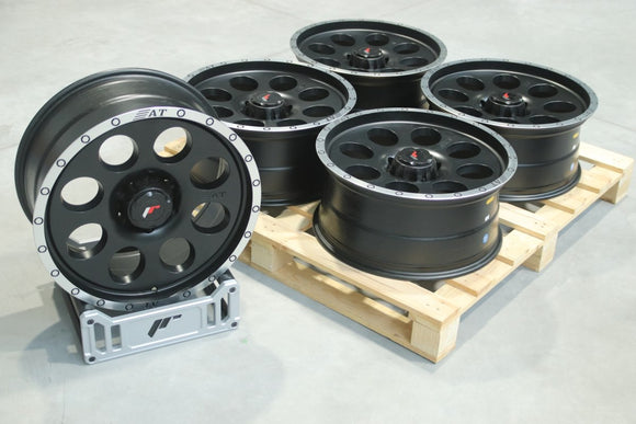 Set of 5x JRX4 20x9 ET20 6x139,7 Matt Black w/ Machined Lip