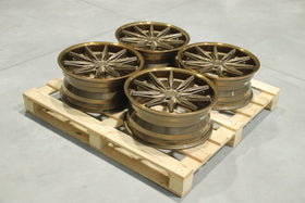 Set of CVR8 19x8 ET38 5x112 Gloss Bronze