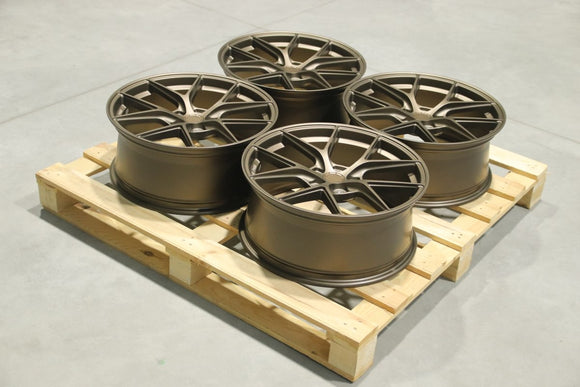 Set of SL01 19x8 ET40 5x114,3 Matt Bronze