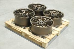 Set of JR30 19x8 ET25 + 19x9 ET36 5x120 Matt Bronze