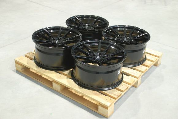 Set of JR21 19x9,5 ET29 5x112 Gloss Black