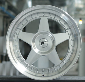 JR Wheels JR6 18x10 Silver Machined Face