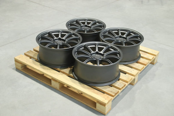 Set of SL04 18x8 ET20 5x114,3 Matt Gun Metal