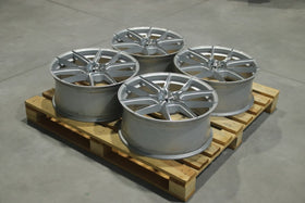 Set of JR30 20x8,5 ET35 5x115 Silver Machined Face