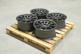 Set of SL04 18x8 ET20 5x114,3 Matt Gun Metal