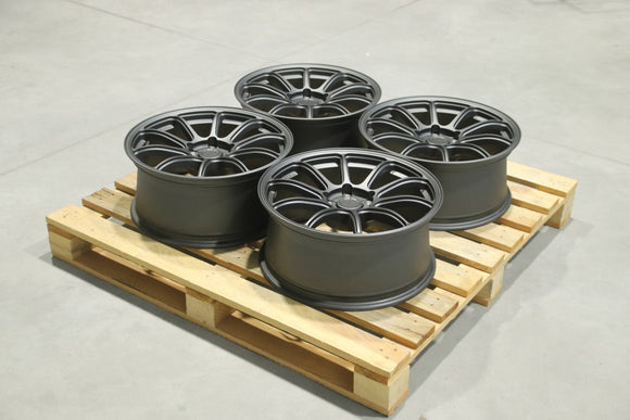 Set of SL04 18x8 ET20 5x114,3 Matt Gun Metal