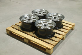 Set of JR12 16x8 ET33 4x100/108 Hyper Silver