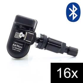 16pcs AirMax Bluetooth TPMS BT1 Tesla 2.4GHz Metal Black