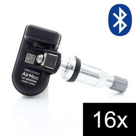 16pcs AirMax Bluetooth TPMS BT1 Tesla 2.4GHz Metal Silver