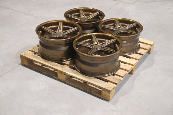 Set of CVR9 19x9 ET31 + 19x10 ET37 5x114,3 Gloss Bronze