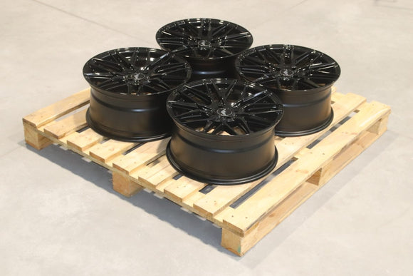 Set of JR28 17x8 ET38 4x100 Gloss Black