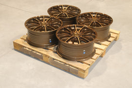 Set of CVR7 20x9 ET35 5x112 Brushed Bronze