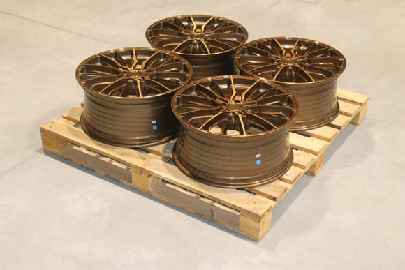 Set of CVR7 20x9 ET35 5x112 Brushed Bronze