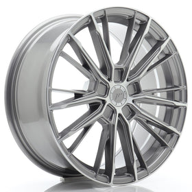 JR Wheels JR52 18x8 ET20-45 5H BLANK Titanium Machined Face