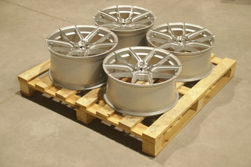 Set of JR30 19x8,5 ET25 + 19x9,5 ET36 5x120 Silver Machined Face