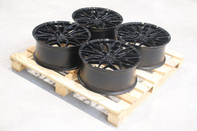 Set of JR46 19x8,5 ET45 5x112 Gloss Black