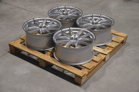 Set of JR44 19x8,5 ET45 5x114,3 Silver w/Machined Face