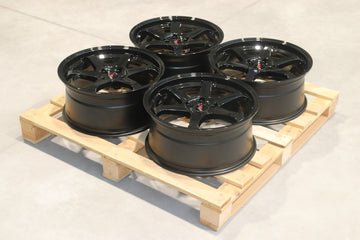 Set of JR3 19x8,5 ET35 + 19x8,5 ET42 5x114,3 Gloss Black