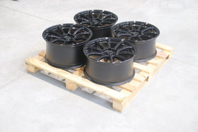 Set of SL04 19x9 ET20 + 19x10 ET30 5x120 Gloss Black
