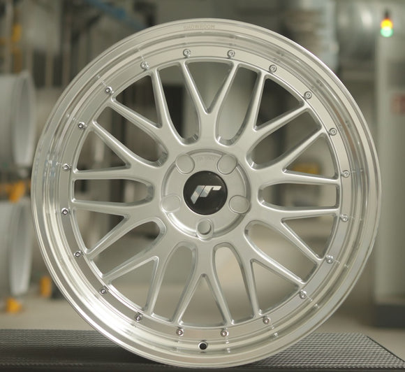 JR Wheels JR23 20x8,5 Hyper Silver w/Machined Lip