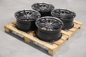 Set of JR37 19x8,5 ET43 5x120 Hyper Black