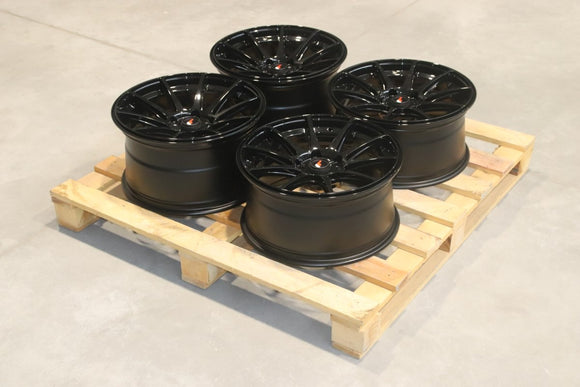 Set of JR11 18x8,5 ET35 + 18x9,5 ET30 5x120 Gloss Black