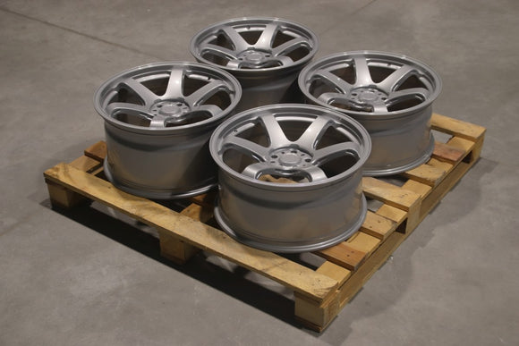 Set of SL03 19x9 ET20 + 19x10 ET29 5x120 Gloss Silver