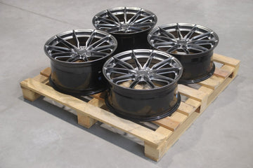 Set of JR37 19x8,5 ET43 + 19x9,5 ET45 5x120 Hyper Black
