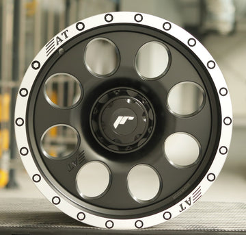JR Wheels JRX4 17x8,5 Matt Black w/Machined Lip