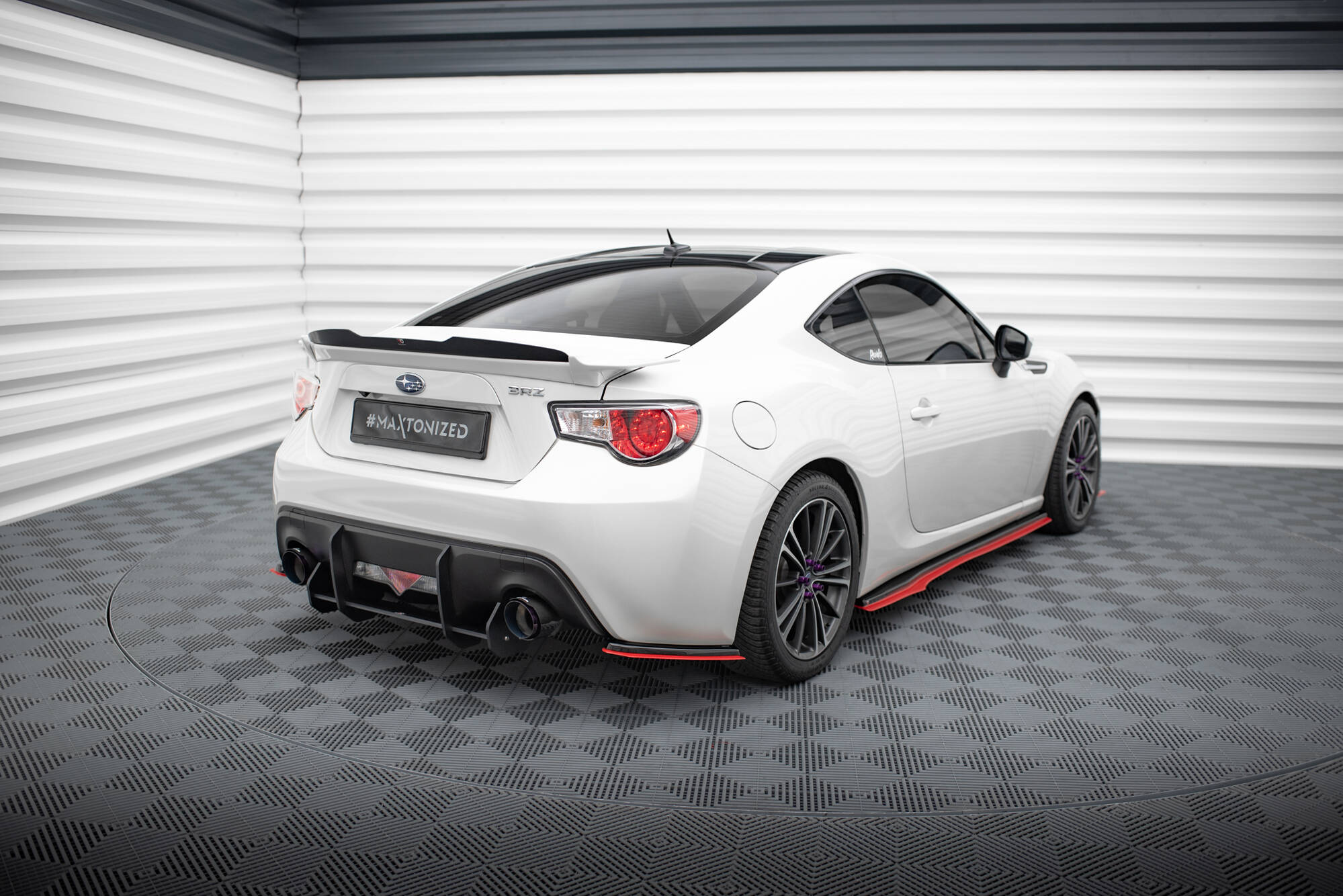 REAR SIDE SPLITTERS V.2 Subaru BRZ