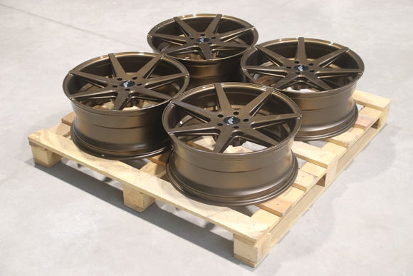 Set of JR20 20x8,5 ET20 5x112 Gloss Bronze