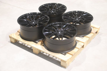 Set of JR28 20x8,5 ET30 + 20x10 ET30 5x112 Gloss Black