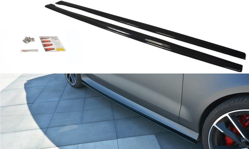 Side Skirts DiffusersV.1  Audi RS7 C7