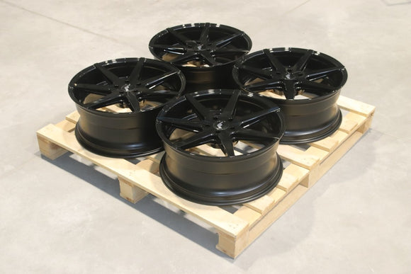 Set of JR20 20x8,5 ET27 5x112 Gloss Black