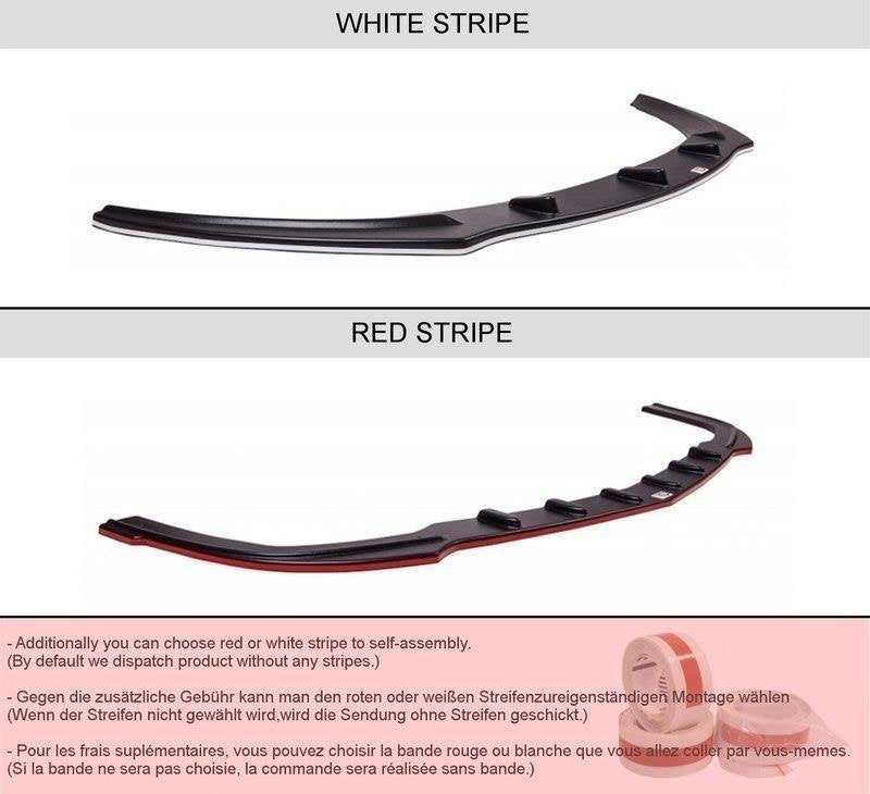 CENTRAL REAR SPLITTER ALFA ROMEO 159 (without vertical bars)