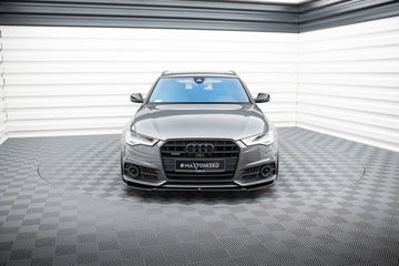 Front Splitter V.1 Audi A6 / A6 C7 S-line/ S6 C7 Facelift - 0