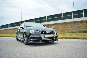 Front Splitter V.1 Audi S3 / A3 S-Line Hatchback / Sportback 8V Facelift - 0
